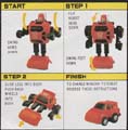 Cliffjumper (Yellow) hires scan of Instructions
