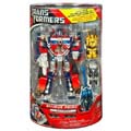 Boxed Optimus Prime with Bumblebee and Autobot Jazz Image