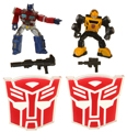 Optimus Prime and Bumblebee (Scrapmetal Finish) Image