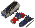 Optimus Prime with Armored Weapons Platform Image