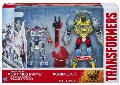 Boxed Silver Knight Optimus Prime and Grimlock Image