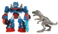 Optimus Prime and T-Rex Image