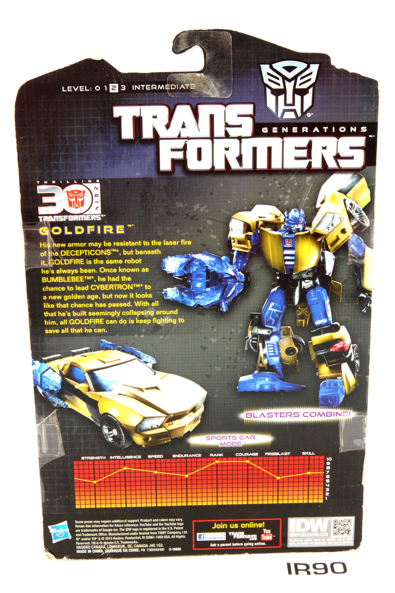 Transformers Generations Goldfire Price [deluxe Class Thrilling 30]